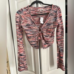 Sexy Long Sleeve. Light Weight Flowy. New with Tags